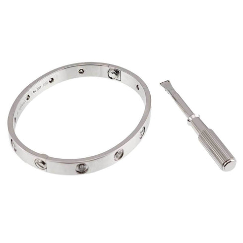 Love Bracelet 18K White Gold with Diamond