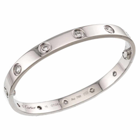 Love Bracelet 18K White Gold with Diamond