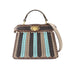 Peekaboo ISeeU Bag Woven Leather Small