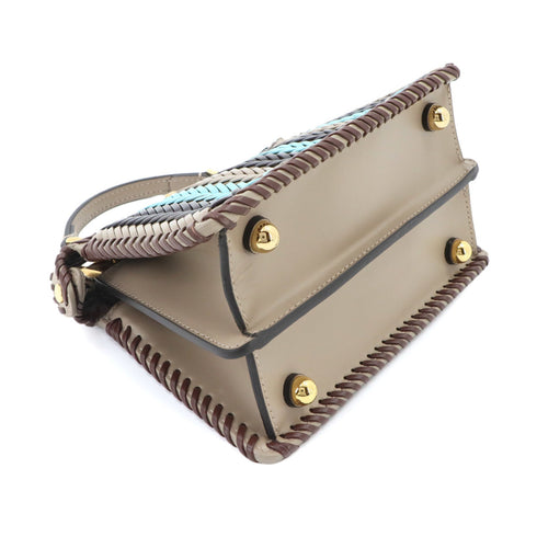 Peekaboo ISeeU Bag Woven Leather Small