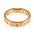 Band Ring 18K Rose Gold With Diamond