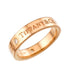 Band Ring 18K Rose Gold With Diamond