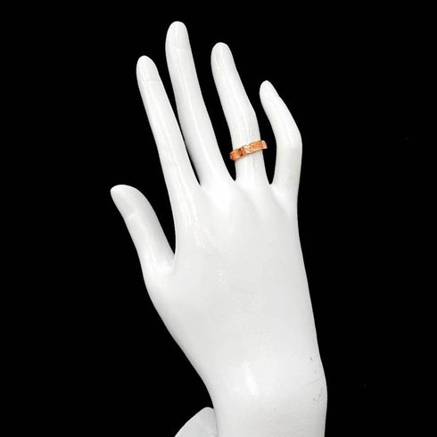 Band Ring 18K Rose Gold With Diamond