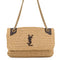 Niki Chain Flap Bag Raffia Medium