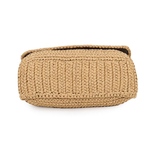 Niki Chain Flap Bag Raffia Medium