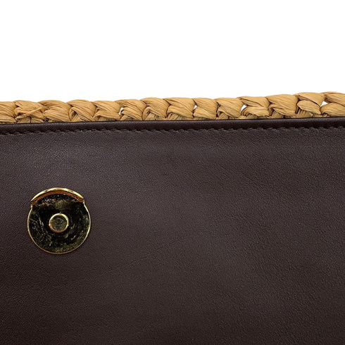 Niki Chain Flap Bag Raffia Medium