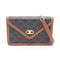 Triomphe Envelope Wallet on Chain Triomphe Coated Canvas