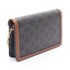 Triomphe Envelope Wallet on Chain Triomphe Coated Canvas