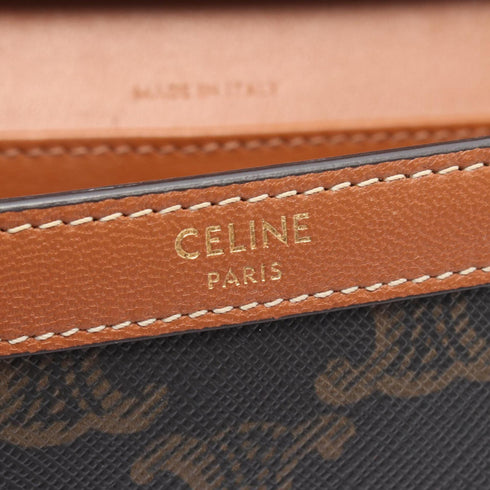 Triomphe Envelope Wallet on Chain Triomphe Coated Canvas