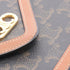 Triomphe Envelope Wallet on Chain Triomphe Coated Canvas