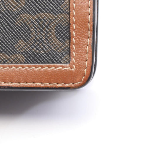 Triomphe Envelope Wallet on Chain Triomphe Coated Canvas