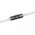 Vintage Alhambra Pendant Necklace Sterling Silver and 18K White Gold