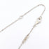 Vintage Alhambra Pendant Necklace Sterling Silver and 18K White Gold