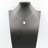 Vintage Alhambra Pendant Necklace Sterling Silver and 18K White Gold