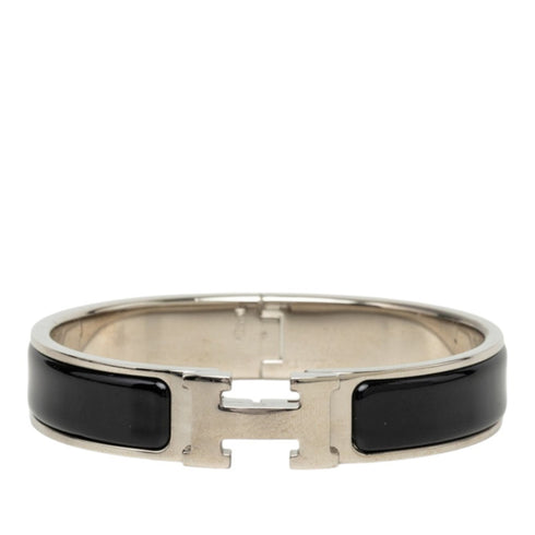 Click H Bracelet Enamel Black