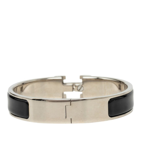 Click H Bracelet Enamel Black