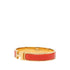 Click H Bracelet Enamel Gold Orange Red