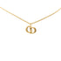 CD Pendant Necklace Gold