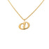 CD Pendant Necklace Gold