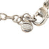 CC Logo Flower Pendant Necklace Silver-Tone Metal