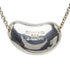 Bean Pendant Necklace Sterling Silver 12.8mm
