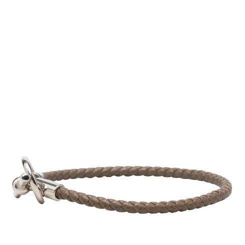 Glenan Bracelet Leather and Metal Beige