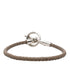 Glenan Bracelet Leather and Metal Beige