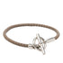 Glenan Bracelet Leather and Metal Beige