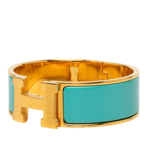 Clic Clac H Bracelet Enamel Blue Mini