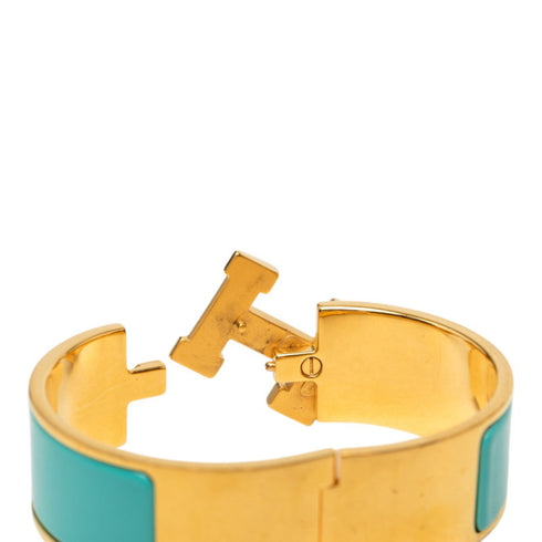 Clic Clac H Bracelet Enamel Blue Mini