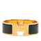 Clic Clac Bracelet Black Enamel