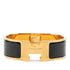 Clic Clac Bracelet Black Enamel