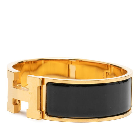 Clic Clac Bracelet Black Enamel