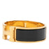 Clic Clac Bracelet Black Enamel