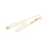 Essential V Chain Pendant Necklace Gold