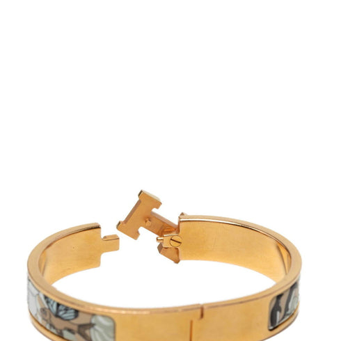 Click H Bracelet Enamel and Gold