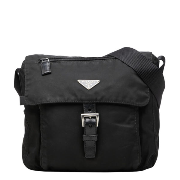 Buckle Messenger Bag Tessuto Small