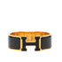 Clic Clac Bracelet Enamel Black Mini