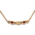 Pendant Necklace 18K Yellow Gold With Diamond and Ruby