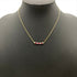 Pendant Necklace 18K Yellow Gold With Diamond and Ruby