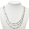 Pendant Necklace Silver Metal