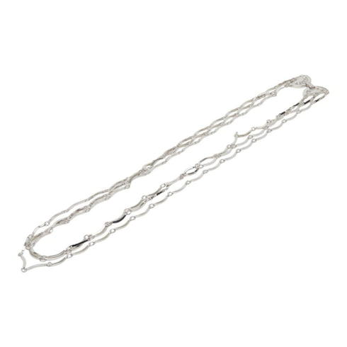 Pendant Necklace Silver Metal