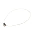 Pendant Necklace Metal Black