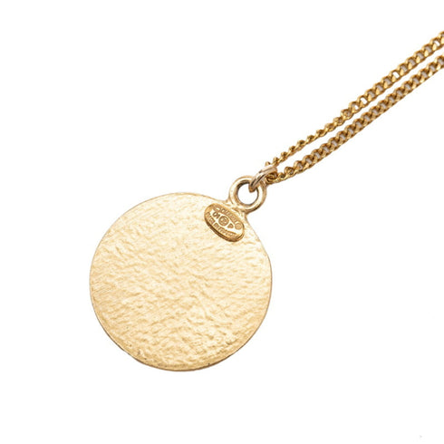 CC Logo Chain Pendant Necklace Metal