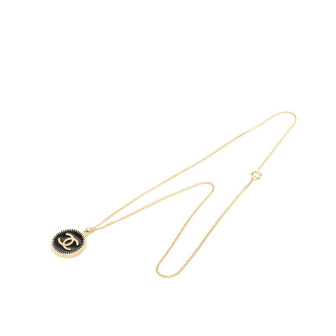CC Logo Chain Pendant Necklace Metal