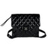 Vintage Double Sided Flap Bag Quilted Patent Medium