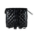Vintage Double Sided Flap Bag Quilted Patent Medium