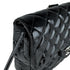 Vintage Double Sided Flap Bag Quilted Patent Medium