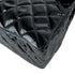 Vintage Double Sided Flap Bag Quilted Patent Medium
