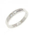 Band Ring Platinum with Diamond